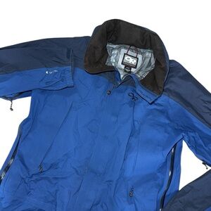Outdoor Research Jacket Mens Medium Hood Pertex Shield Rain Full Zip Windbreaker